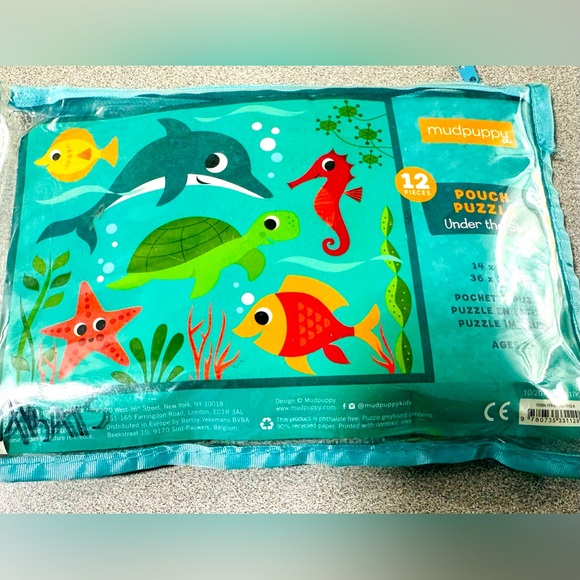 🚦🚦 Bundle 2 puzzles for $12 
Mudpuppy 12 piece Bag Jigsaw Puzzle Under the Sea - Picture 2 of 7